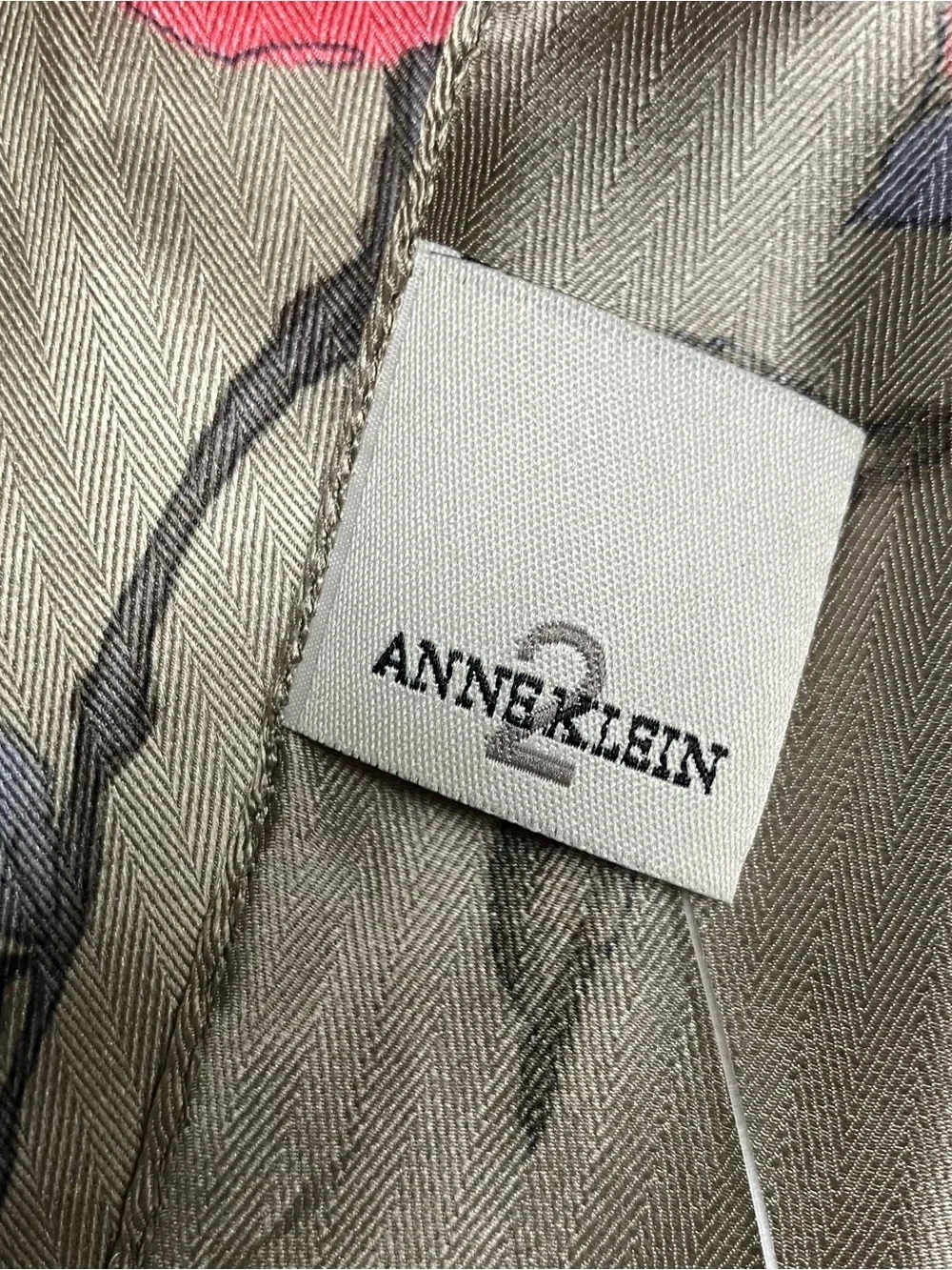 Anne Klein vintage silk